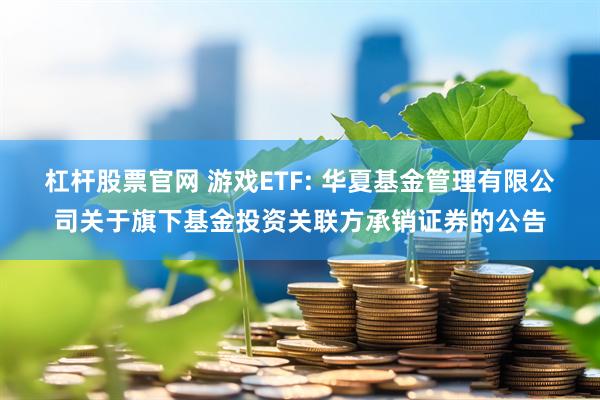 杠杆股票官网 游戏ETF: 华夏基金管理有限公司关于旗下基金投资关联方承销证券的公告